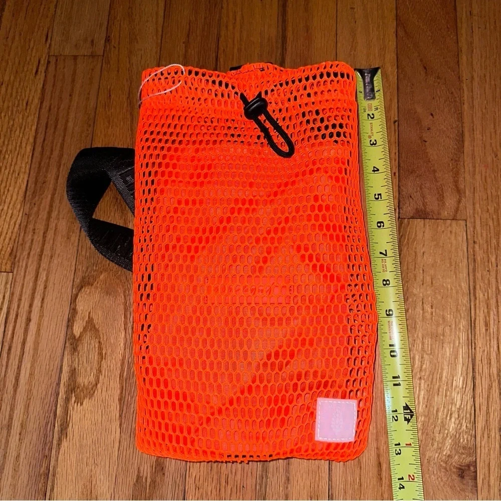 NWOT free people mini mesh sling bag orange